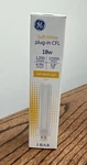 Ge Cfl Light Bulb, Soft White, Double Biax, G24-q Base, 18 Watt. Fixed Price $8.00.