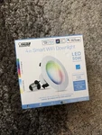 Feit Electric Smart Wifi Led Downlight Color Changing 720lm Ledr4rgbw/ag. Fixed Price $16.00.