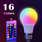 Rgb Led Bulb E27 16 Colors Dimmable Lamp W Remote 24key 220v Smart Light. Fixed Price $42.99.