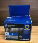 Ge 10' Cw Pi Led Rope Light Integrate Indoor/outdoor Plug-in. Fixed Price $22.99.