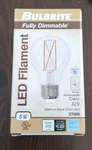 5w Led Filament A19 Bulb E26 Clear 2700k Dimmable #776872 Bulbrite Brand. Fixed Price $7.95.