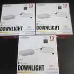 Keystone Led Slim Wafer Downlight - 6" Round Cct Selectable 13w 120v- 3 Pk. Fixed Price $39.99.