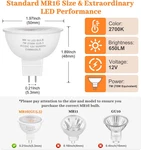 12-pack Mr16 Led Dimmable Light Bulb 70 Watt Halogen Equivalent 2700k Warm White. Fixed Price $41.75.