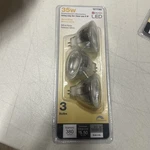 3 Pack 35w Led Bulbs Mr16 Flood Warm White Utilitech New In Pkg. Fixed Price $10.00.
