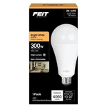 Feit Electric A23 Led Light Bulb, 300w Led, 3000k Bright White. Fixed Price $16.52.