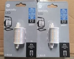 Lot Of 2 Ge Led T9 Light Bulbs 50w 120v 800 Lumens R7s. Fixed Price $19.99.