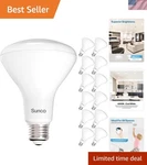 12 Pack Certified Dimmable Br30 Led Bulbs - Bright 850 Lumens For Home Use. Fixed Price $60.79.
