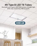 Sunco 10 Pack T8 Led Bulbs 4 Foot, Fluorescent Tube - 5. Fixed Price $57.51.
