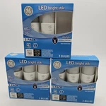 Ge Led Bright Stik Lot 60w/10w Daylight 760 Lumens Bulbs (2) 3-pack (1) 2-pack. Fixed Price $40.45.