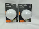 2 Feit Electric Enhance 25w Led Replacement Light Bulb, Soft White 350 Lumens. Fixed Price $9.00.