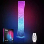 Leonc Rgb Multi Color Changing Floor Lamp Tyvek Fabric Shade Modern Lighting 61". Fixed Price $65.00.