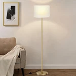Floor Lamp 60 Modern Tall Beige Shade Gold Pole No Bulb Rpt-zgb10105 Ambimall. Fixed Price $51.99.