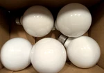 Pack Of 5 Vintage Sylvania Soft White Vanity Globe Light Bulbs, 40w A19 Based. Fixed Price $24.88.