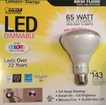 Feit Electric 65 Watt Replacement Led Dimmable Br30 Flood. Fixed Price $24.00.