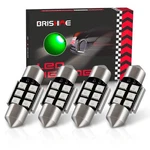 Brishine 4pcs Festoon 28mm 29mm De3175 Led Bulbs, 2835 28mm/29mm, Green. Fixed Price $14.76.