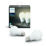 Philips - Hue White A19 Smart Led Bulb (2-pack). Fixed Price $35.00.