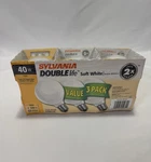 Sylvania 40w G25 Double Life Soft White Globe Light Bulbs - Case Of 3 3000 Hr. Fixed Price $12.99.