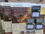 Capstone Lighting Motion Sensor Led Light Out/indoor Waterproof 3 Pack (total 9). Fixed Price $39.99.