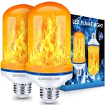 Cppslee Upgraded Led Flame Light Bulbs, 2 Count (pack Of 4), Pack - Yellow. Fixed Price $20.41.
