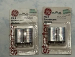 2 Packs Ge General Electric Fs-4 Fs4-2d Fluorescent Starters Nos (4 Total). Fixed Price $14.95.
