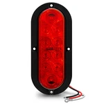 6" Red Surface Mount Oval Led Rv Trailer Tail Lights Turn Parking Waterproof. Fixed Price $11.95.