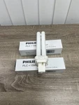 2x Philips Plc 15mm/28w/27 Fluorescent 28w Lamp Light Bulb 2700k 2-pin. Fixed Price $29.93.
