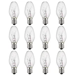 Wokhok C7 Night Light Bulb 4 Watt,e12 Candelabra Base,15 0, Clear Glass. Fixed Price $10.37.