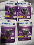 Philips Led 50w Replacement Par20 Bright White Indoor Flood Light Bulb Lamp 4/pk. Fixed Price $29.95.
