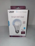 Feit Smart Wi-fi 60 Watt Eq A19 Daylight Medium Base Dimmable Led Light Bulb 60w. Fixed Price $6.00.