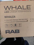 Rab Whale4 Led Linear Washdown, Selectable Wattage & Cct ( 35k, 40k, 50k). Fixed Price $150.00.