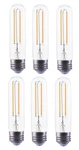 (6) Bioluz Led T10 Dimmable Filament Bulb 4w (40w Equivalent) 450 Lumens E26. Fixed Price $25.00.