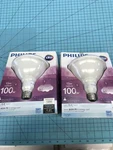 Philips Spot Light 100w (dimmable Indoor/outdoor Spot), 1200 Lumens, Lot Of 2. Fixed Price $60.00.
