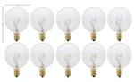 Kor (pack Of 10) G16.5 Clear Finshdecorative (e12) 25w - 120v,. Fixed Price $26.99.