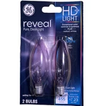 Ge Lighting 60w, 455 Lumen, Ceiling Fan Bc Bulb 2 Bulbs Reveal Hd Light. Fixed Price $16.99.