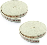 Cotton Lantern Wick 3/8" 13ft Flat Oil Lamp With Red Stitch. Fixed Price $10.40.