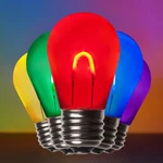 S14 Led Shatterproof Edison Filament Patio Light Bulbs E26, 5 Pack, 8 Colors. Fixed Price $25.99.