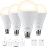 Debaobulb 4 Pack Rechargeable Emergency Light Bulbs, Packs, Soft White. Fixed Price $36.72.