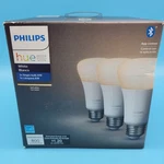 Philips Hue A19 Bulb White 800 Lumens 10 Watt App Control 3 Pack New Sealed. Fixed Price $36.99.