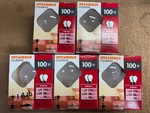 Sylvania Double Life 100w Soft White Light Bulbs 9 Units A19 New Sealed. Fixed Price $39.99.
