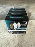 4 Pk Ecosmart 60 Watt Equal. Dimmable E12 Candelabra 3 Pack B11 Daylight Clear. Fixed Price $29.99.