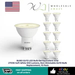 Bubo Gu10 Led Bulb 6w Equivalent 50w 2700k Soft White 650 Lumens, Non-dimmable G. Fixed Price $24.99.