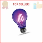 Feit Electric A19 Led Black Light Bulb, Blue-purple Glow Uv Effect, 7w, E26 Base. Fixed Price $14.83.