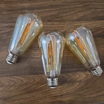 (3) Feit Electric St19/m/led 6.5w 2000k 250 Lumens Led Light Bulbs. Fixed Price $12.99.