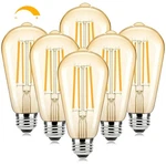 Brightever Dimmable Amber Light Bulbs 6 Count (pack Of 1), 2200k White. Fixed Price $34.74.