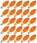 Creative Hobbies Box Of 25 Light Bulbs, Ceramic Count (pack 1), Orange. Fixed Price $20.78.