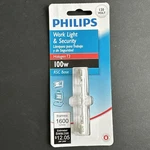 Philips 41560 Work Security 100w 120v 3.1" T3 Rsc Double Ended Base Light Bulb. Fixed Price $16.97.