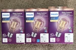 Philips Soft White A19 Led 40w Equivalent Dimmable Smart Wi-fi Wiz Connect (3pk). Fixed Price $21.99.