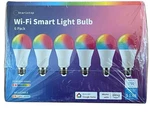 6pc Starixtop Smart Light Bulbs Rgb+ww Color Changing A19 Led. Fixed Price $27.45.