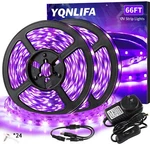 66ft Black Light Strip 1200 Lamp Beads Flexible Led Blacklight Kit 12v Blackligh. Fixed Price $43.79.