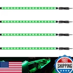 Vbakor 4pcs 24" Marine Led Strip Lights 12v Boat Interior Deck Navigation Ip67. Fixed Price $54.14.